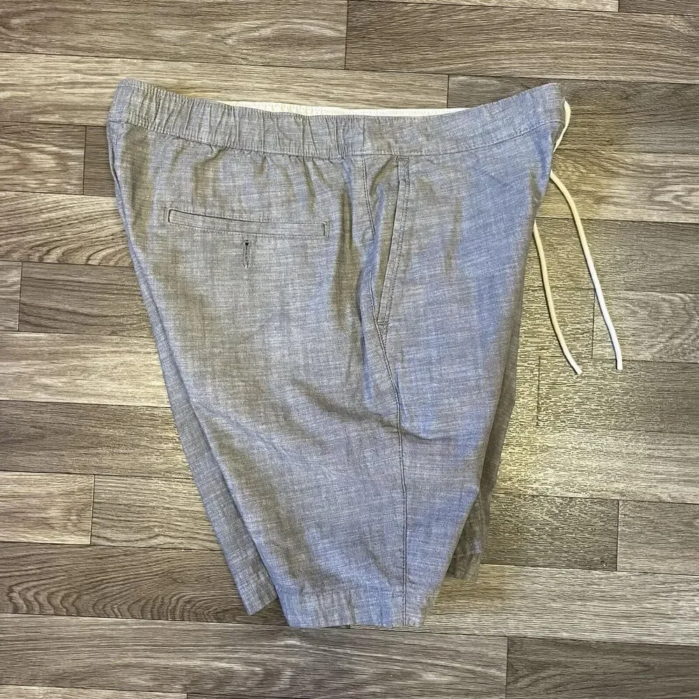 Vintage Abercrombie & Fitch Board Shorts Men’s Medium Solid Gray Drawstring